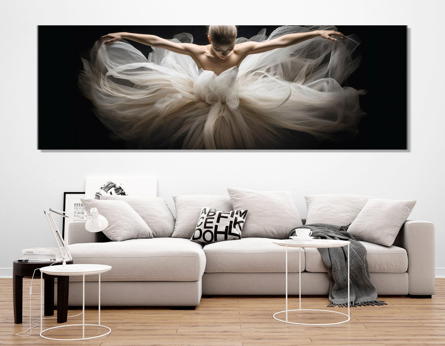 Ballerina Painting Canvas – Ballet Wall Art | Gallery Wrapped Cotton Print