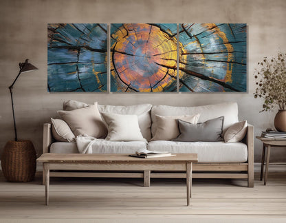 Wood Texture Canvas - Framed & Ready To Hang Gallery Wrapped Cotton Print