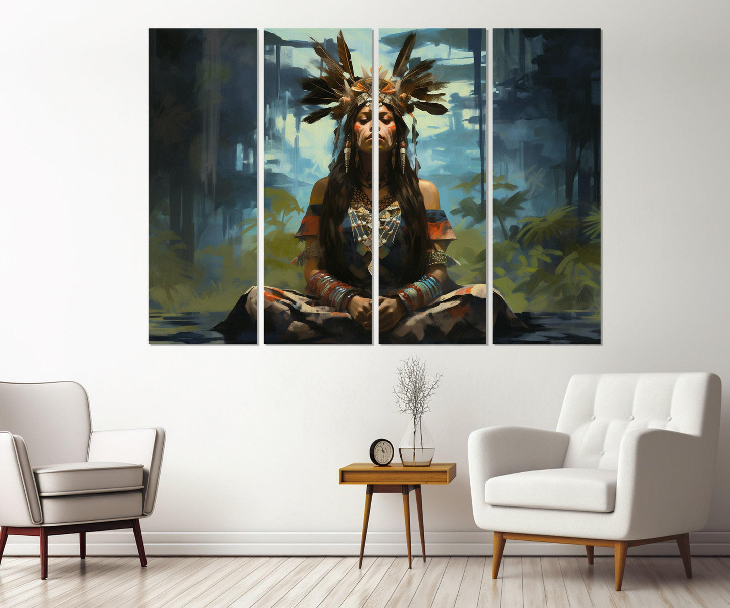 Native American Wall Art – First Nations Canvas Print | Framed Cotton Canvas Ready to Hang