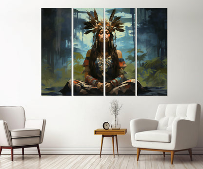 Native American Wall Art – First Nations Canvas Print | Framed Cotton Canvas Ready to Hang