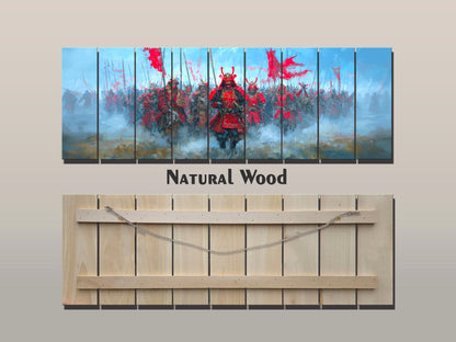Takeda Shingen Samurai Battle Wood Print