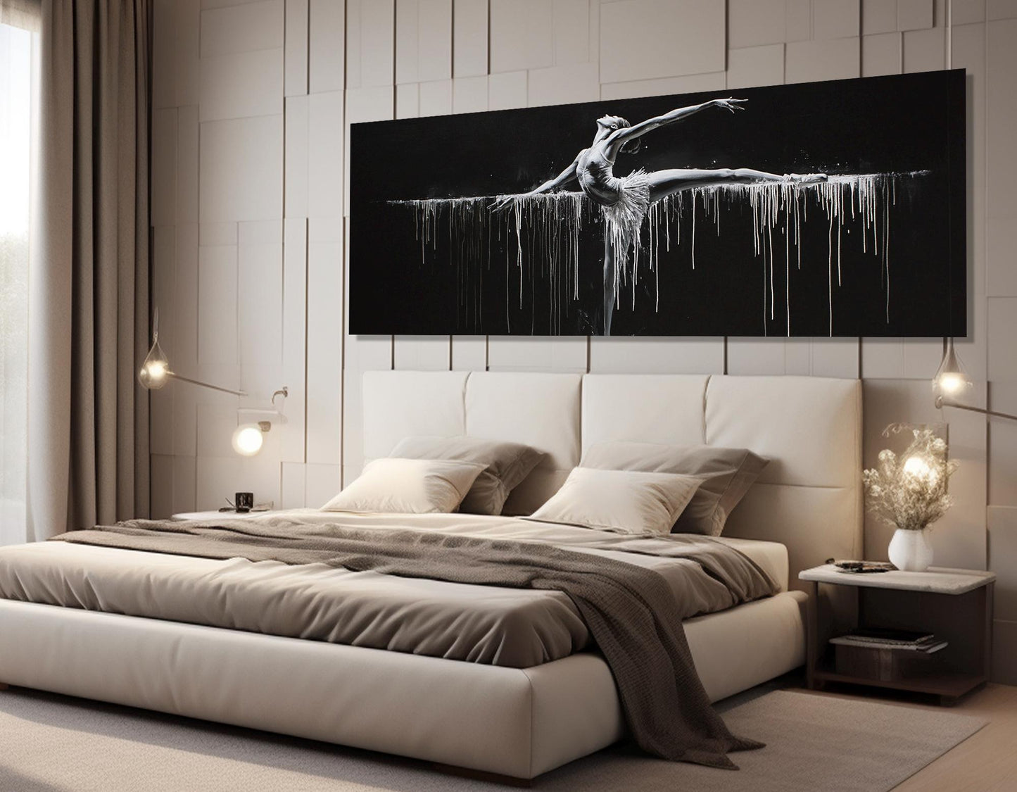 Ballet Canvas Print – Abstract Ballet Wall Art | Framed & Gallery Wrapped Canvas