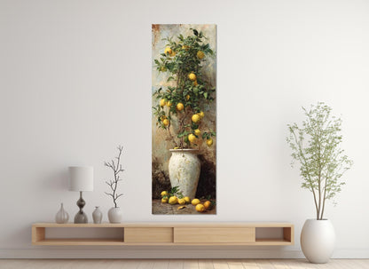 Lemon Tree Canvas Print - Rustic Canvas Art | Framed & Ready to Hang