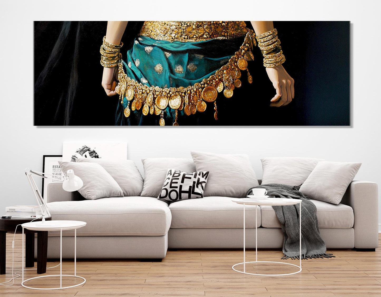 Oriental Dance Canvas Print – Framed Floating Frame Art | Ready to Hang Cotton Canvas