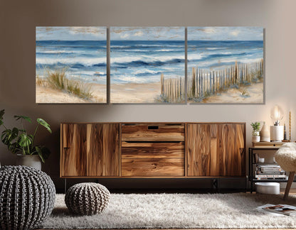 Calm Sea Canvas Print – Coastal Wall Art | Gallery Wrapped Cotton Canvas