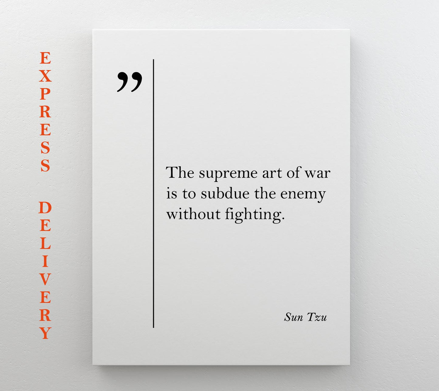 Sun Tzu Quote Canvas Print Philosophy Quotes Sun Tzu Wall Art Life Quotes Sun Tzu Print Inspiring Teacher Gift Coworker Gift Sun Tzu Poster