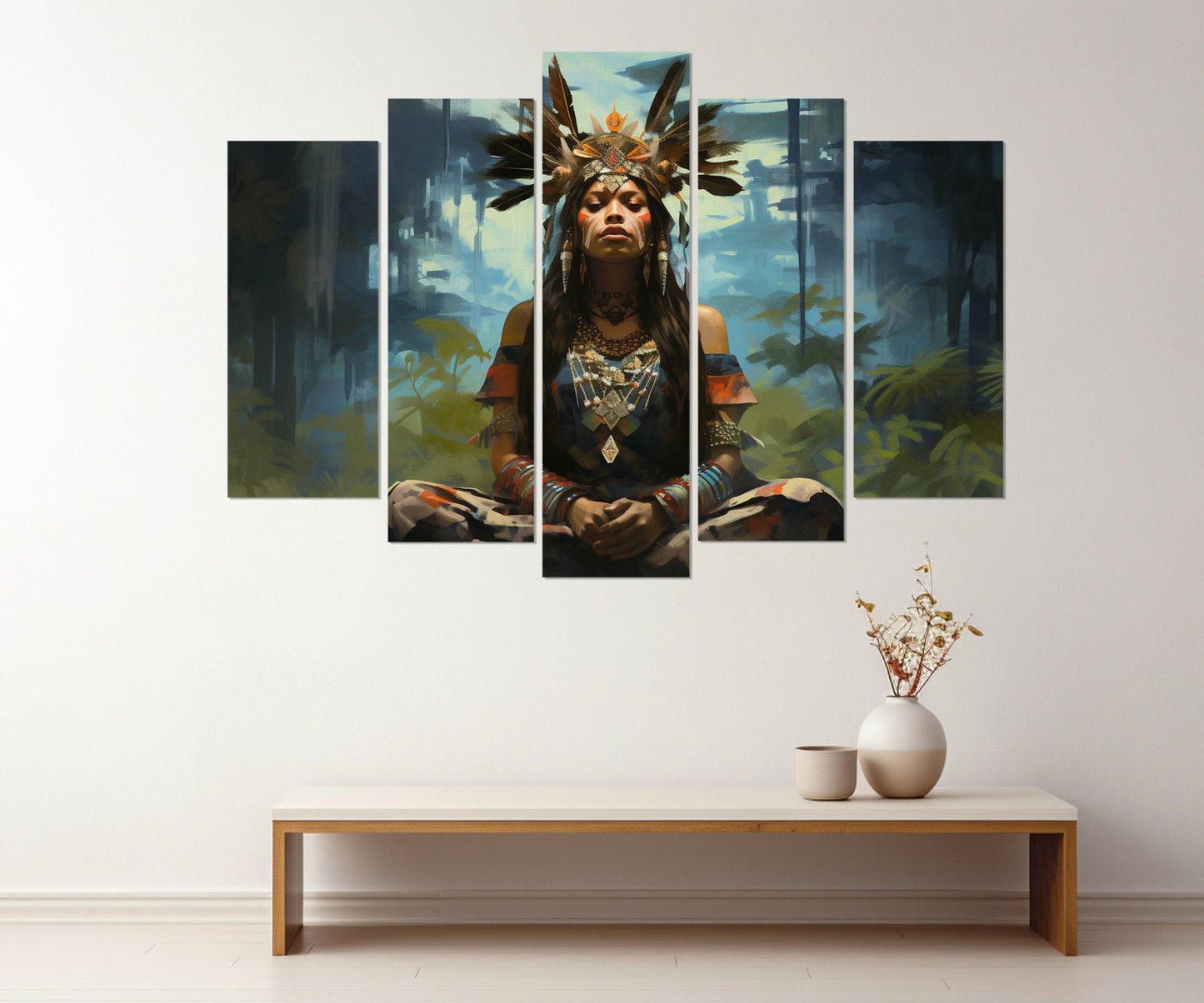 Native American Wall Art – First Nations Canvas Print | Framed Cotton Canvas Ready to Hang