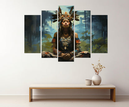 Native American Wall Art – First Nations Canvas Print | Framed Cotton Canvas Ready to Hang