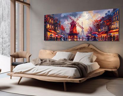 Paris Canvas Print – Vintage Paris Wall Art | Framed Cotton Canvas, Ready to Hang