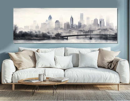 Philadelphia Canvas Print – Abstract Wall Art | Gallery Wrapped Cotton Canvas | Ready to Hang