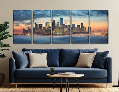 Dallas Canvas Print – Large Abstract Wall Art | Gallery Wrapped Cotton Canvas
