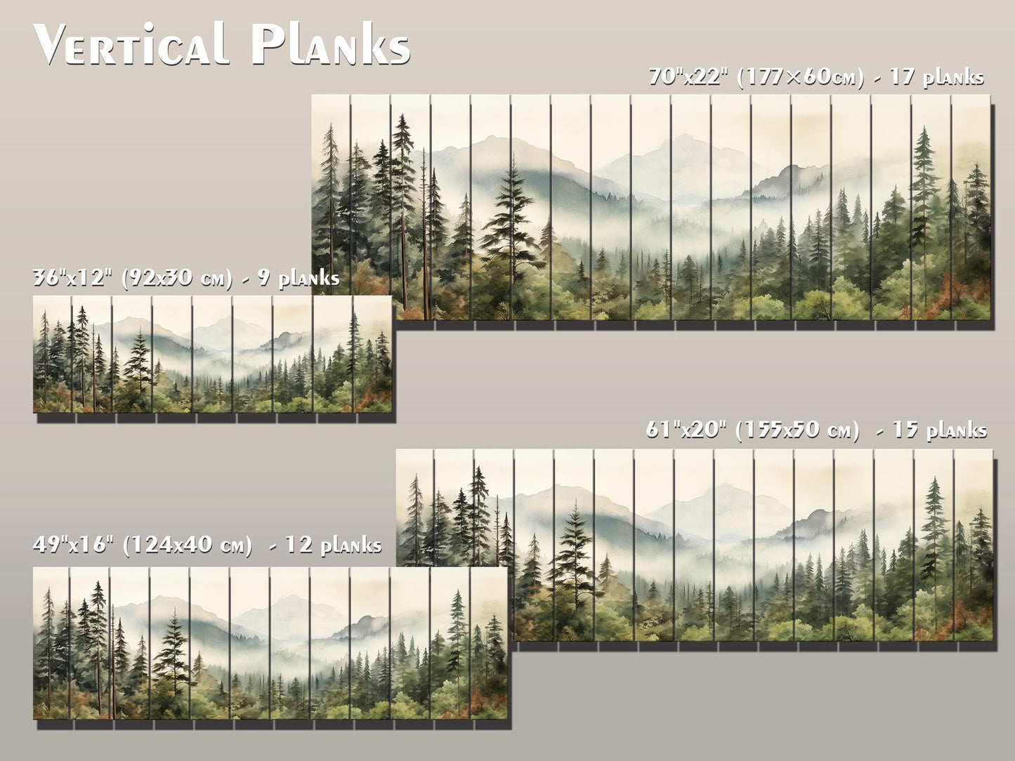Redwood National Park Wood Print – Natural Wood Wall Art | Rustic Farmhouse Decor