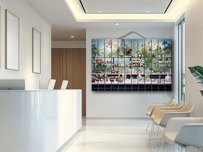 Pharmacy Wall Art - Rustic Wood Decor | Abstract Medicine Print on Wood