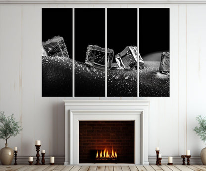 Erotic Wall Art – Abstract Canvas Print | Black and White Sexy Bedroom Decor