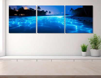 Vaadhoo Island Canvas – Maldives Wall Art | Framed & Ready to Hang Scenic Ocean Print