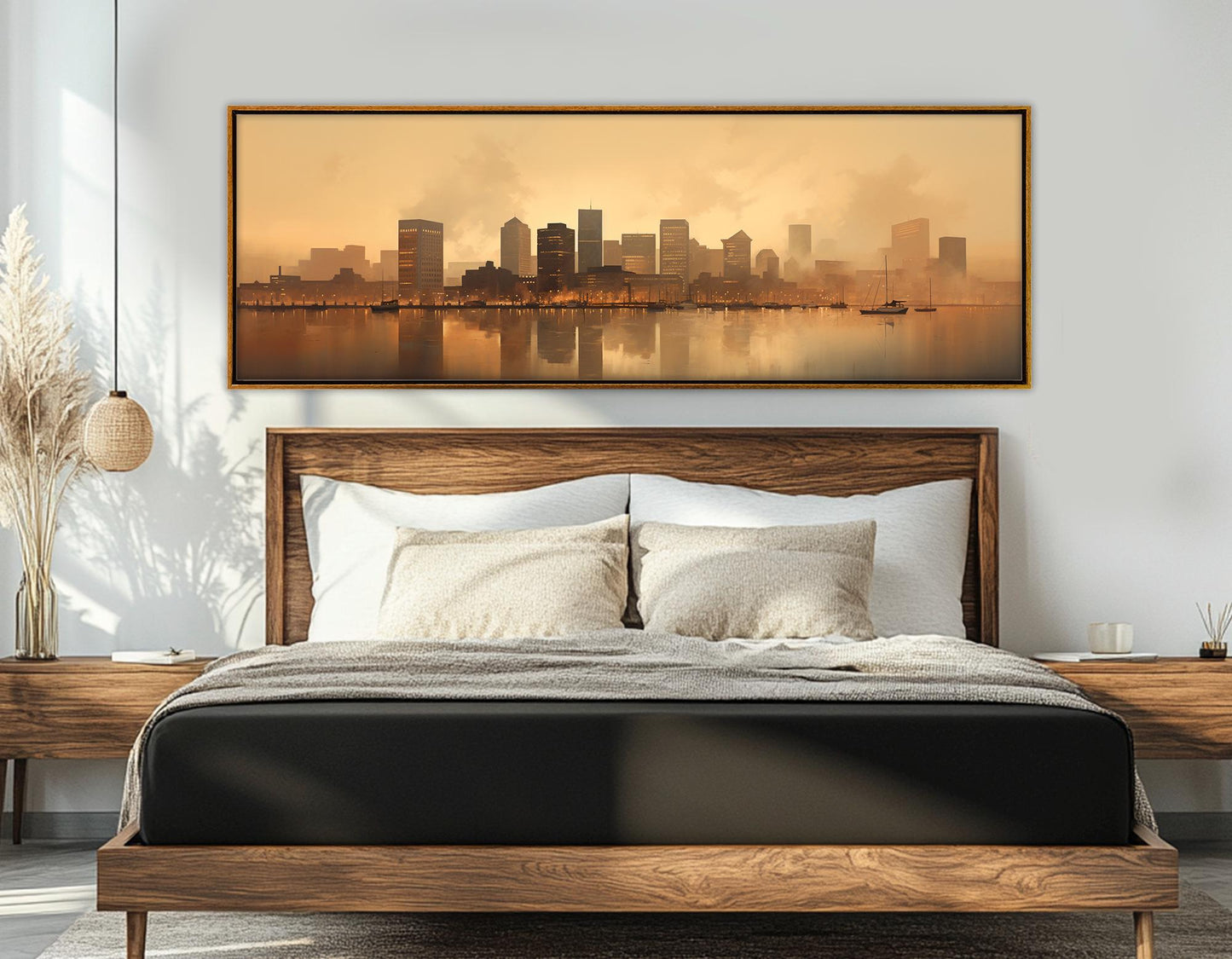 Baltimore Canvas Print – Abstract Wall Art | Framed, Ready to Hang, Gallery Wrapped