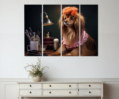 Puppy Canvas Print - Groomer Wall Art | Framed Canvas Art Ready to Hang
