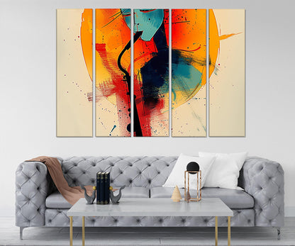 Music Canvas Print - Abstract Music Wall Decor | Framed Ready to Hang Artwork