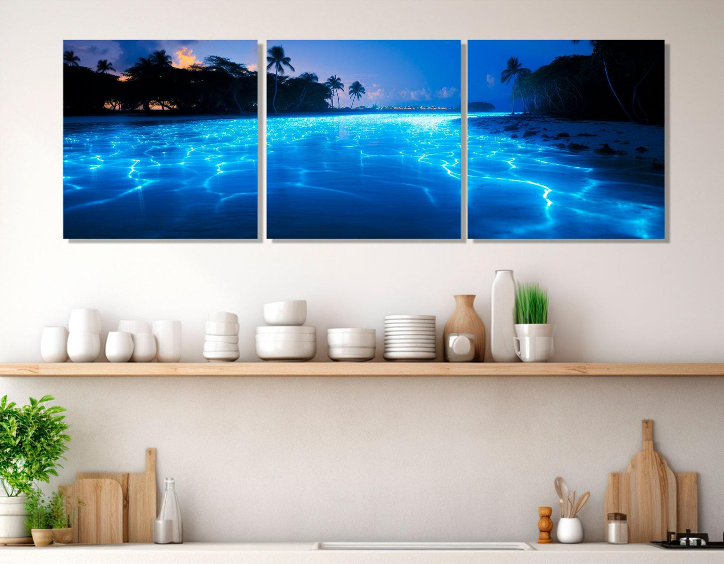 Vaadhoo Island Canvas – Maldives Wall Art | Framed & Ready to Hang Scenic Ocean Print