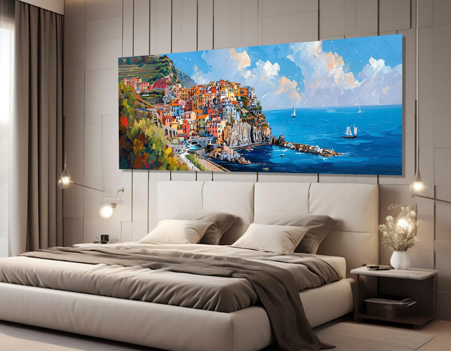 Cinque Terre Canvas Print – Manarola Italy Wall Art | Gallery Wrapped, Ready to Hang