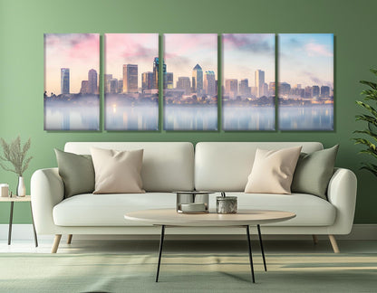 San Diego Canvas Print – Multi Panel Cotton Canvas | Framed City Skyline Wall Art