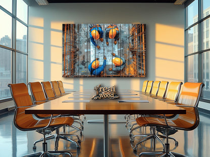 Architect Wood Wall Art – Natural Wood Wall Decor | Builder Gift Idea On Wood