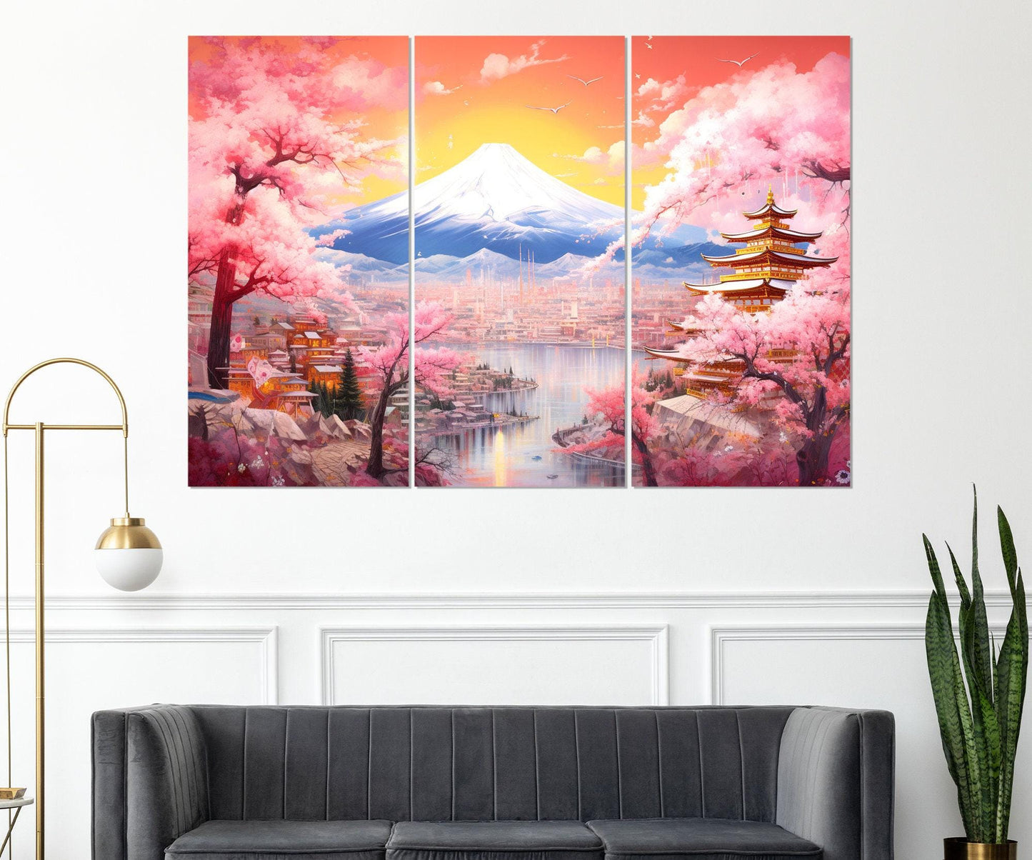 Fuji Mountain Canvas Print – Large Japanese Wall Art | Framed & Ready to Hang