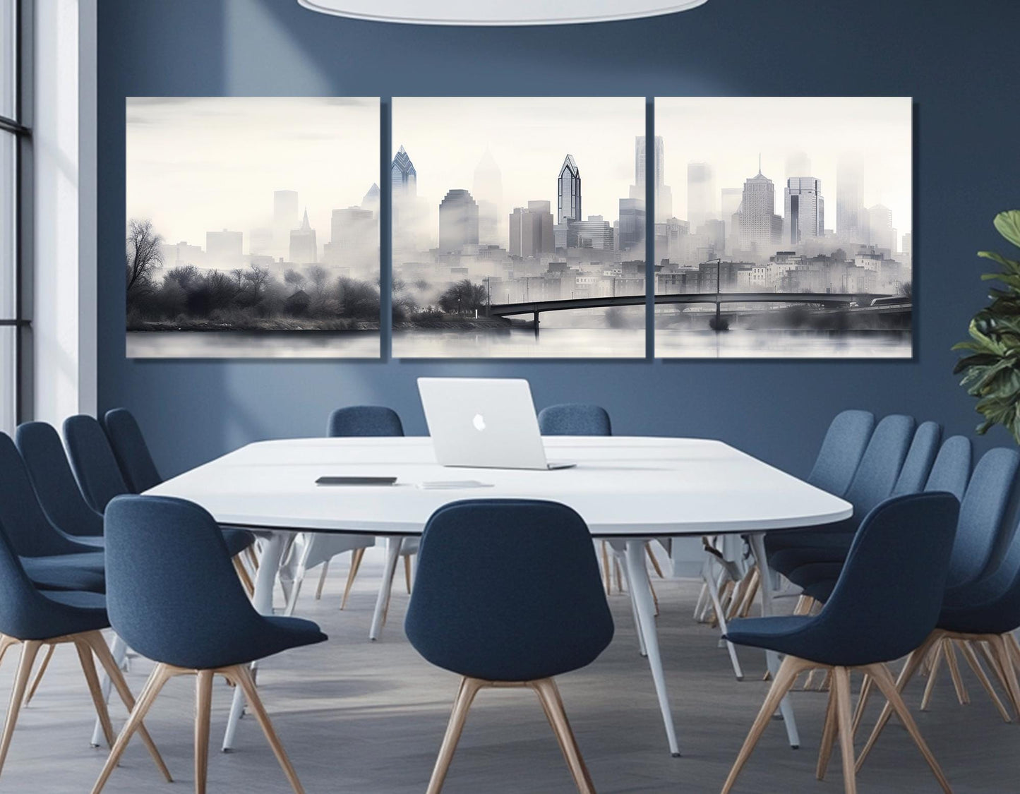 Philadelphia Canvas Print – Abstract Wall Art | Gallery Wrapped Cotton Canvas | Ready to Hang