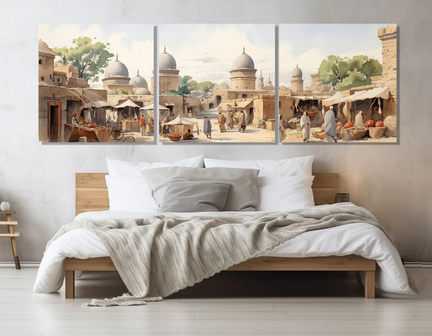 Ancient East Canvas Print – Asian Wall Art | Framed & Ready to Hang Cotton Canvas