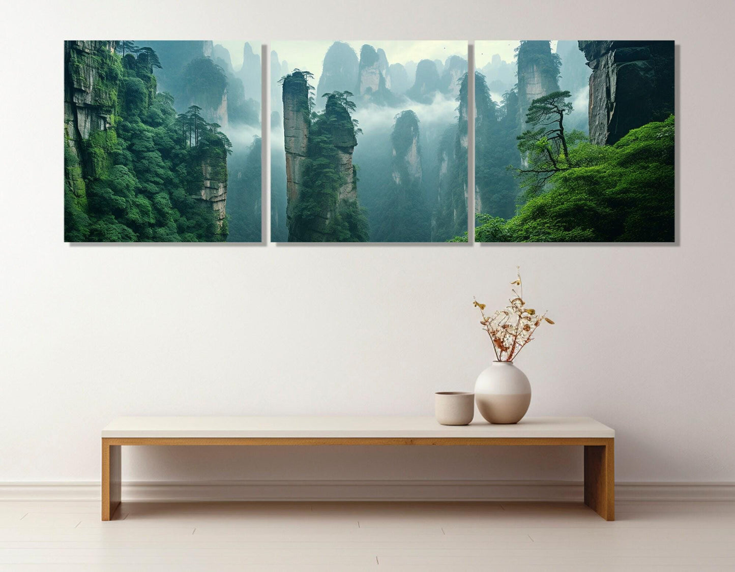 Zhangjiajie Canvas Print – Framed Canvas Print With Floating Frame Option | China Wall Art