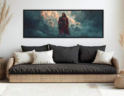 Vlad The Impaler Canvas Gothic Wall Art – Framed Gallery Wrapped Print Ready To Hang