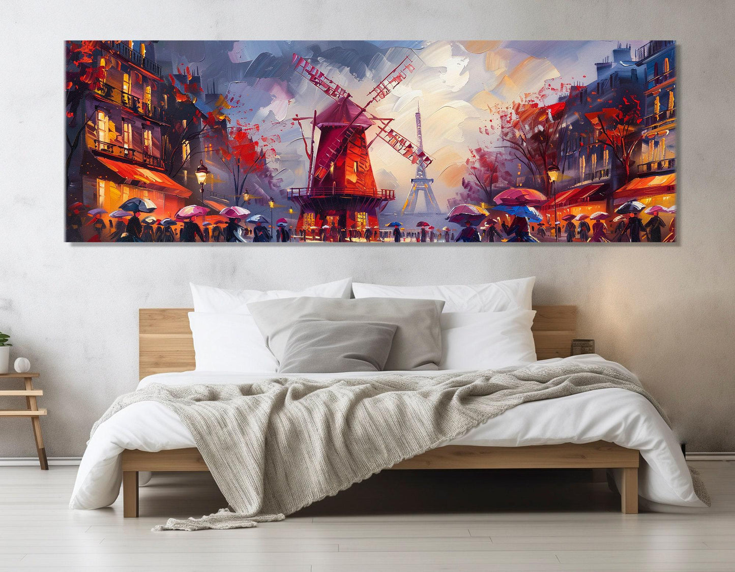 Paris Canvas Print – Vintage Paris Wall Art | Framed Cotton Canvas, Ready to Hang