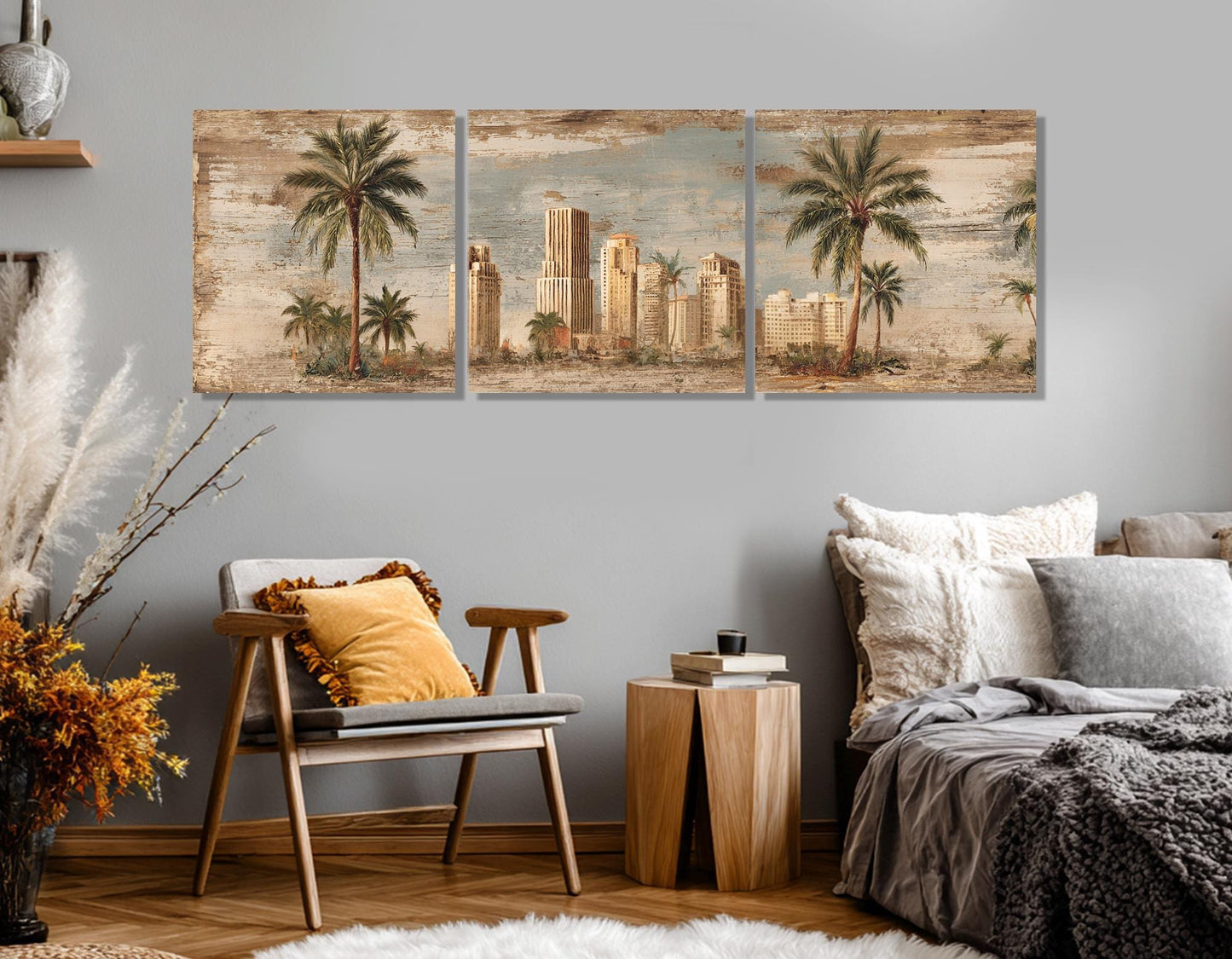 Vintage Miami Canvas Print - Retro Miami Poster | Gallery Wrapped Canvas Ready to Hang