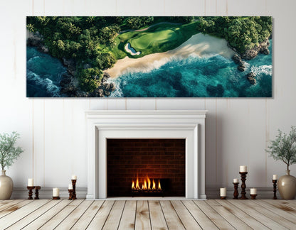 Tropical Island Canvas Print – Gallery Wrapped Cotton Canvas With Floating Frame