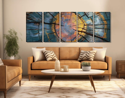 Wood Texture Canvas - Framed & Ready To Hang Gallery Wrapped Cotton Print