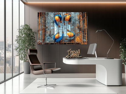 Architect Wood Wall Art – Natural Wood Wall Decor | Builder Gift Idea On Wood