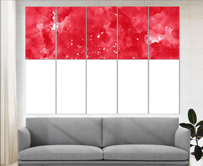 Monaco Flag Canvas Print - Framed Monaco Wall Decor | Ready to Hang Cotton Canvas Art