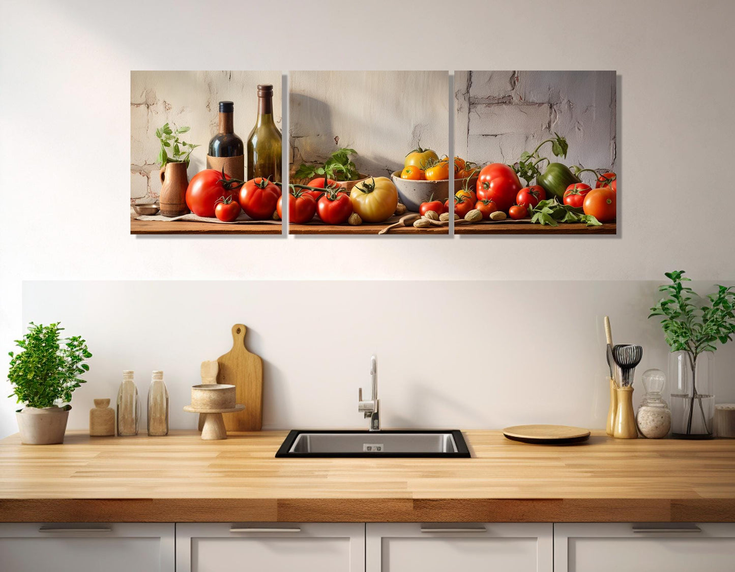 Kitchen Still Life Canvas – Framed Kitchen Canvas Print | Ready to Hang Art