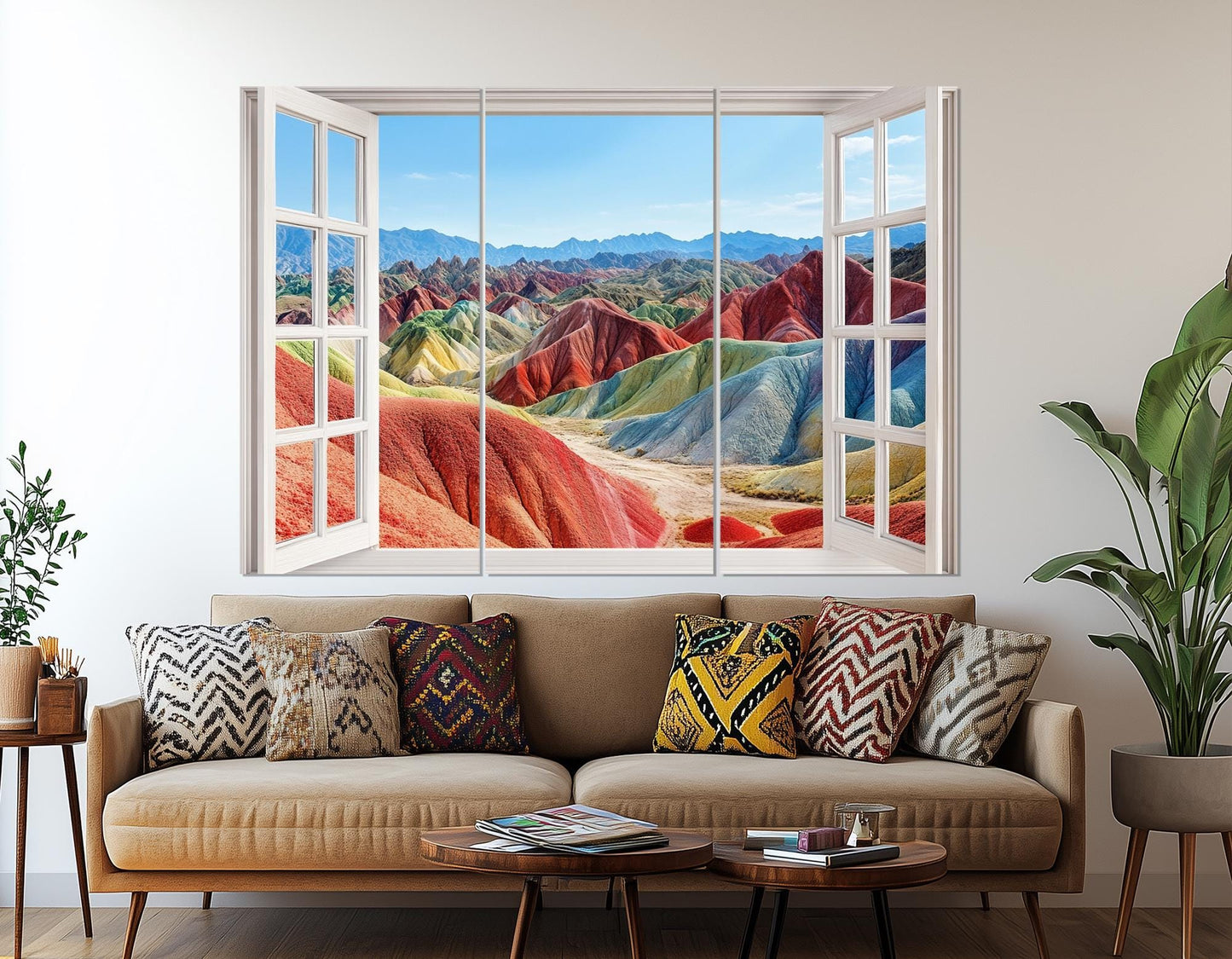 Zhangye Danxia Canvas Print – Framed Cotton Gallery Wrapped Canvas Art
