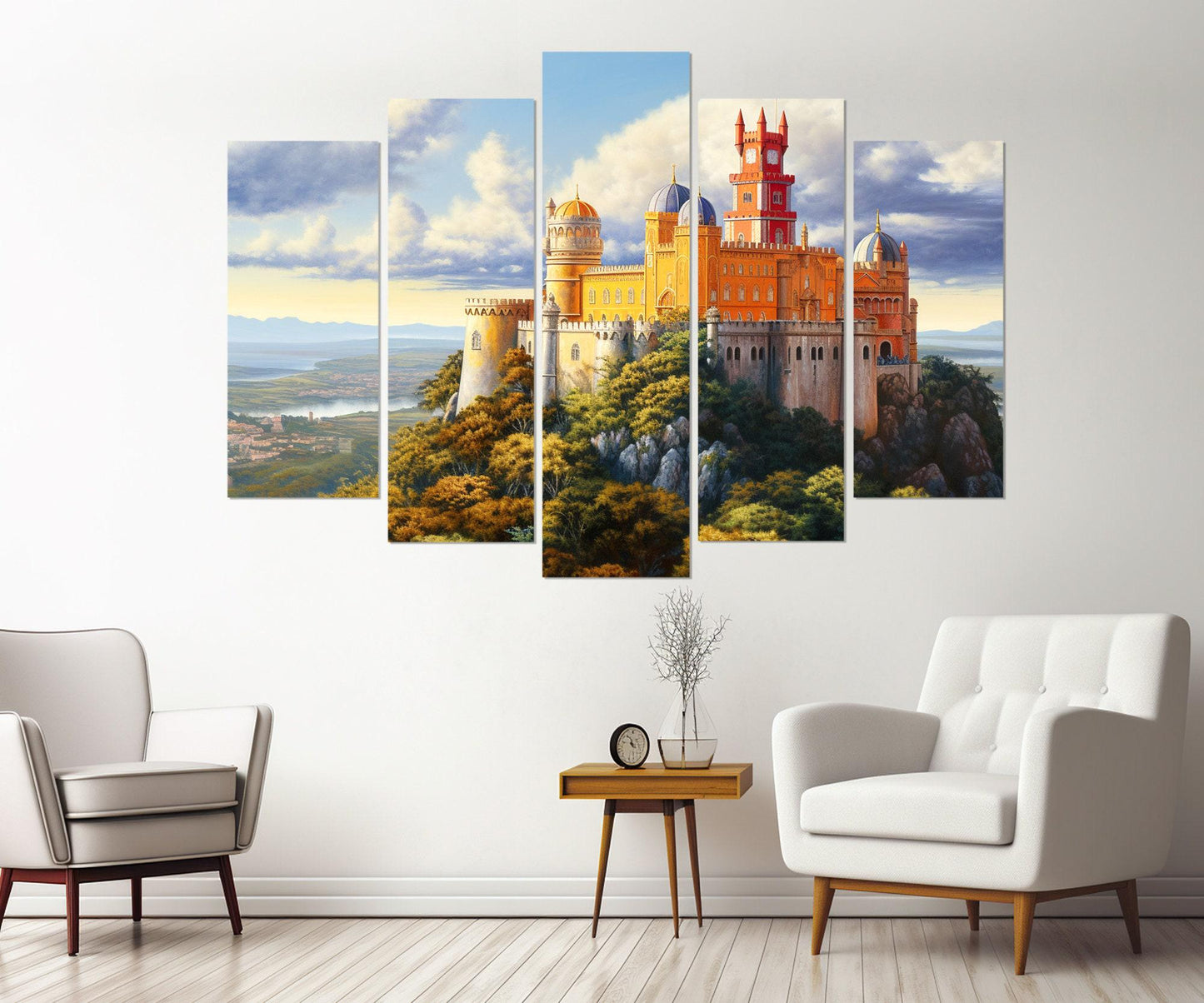 Pena Palace Canvas Print – Portugal Wall Art | Framed Floating Frame Ready to Hang