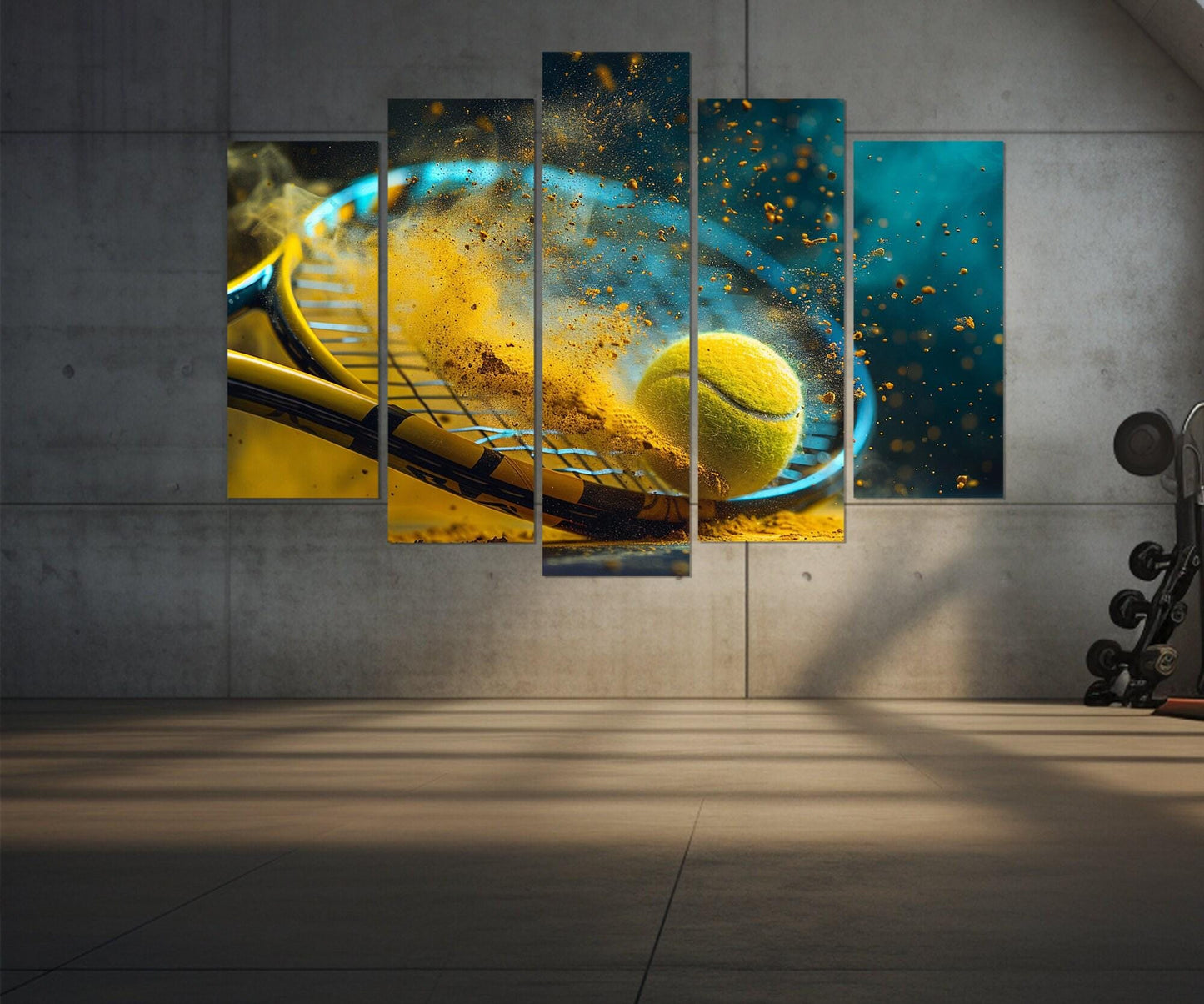 Tennis Canvas Print – Framed Cotton Canvas Wall Art | Ready To Hang Sports Decor