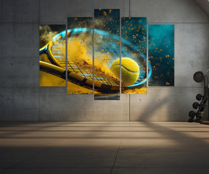 Tennis Canvas Print – Framed Cotton Canvas Wall Art | Ready To Hang Sports Decor