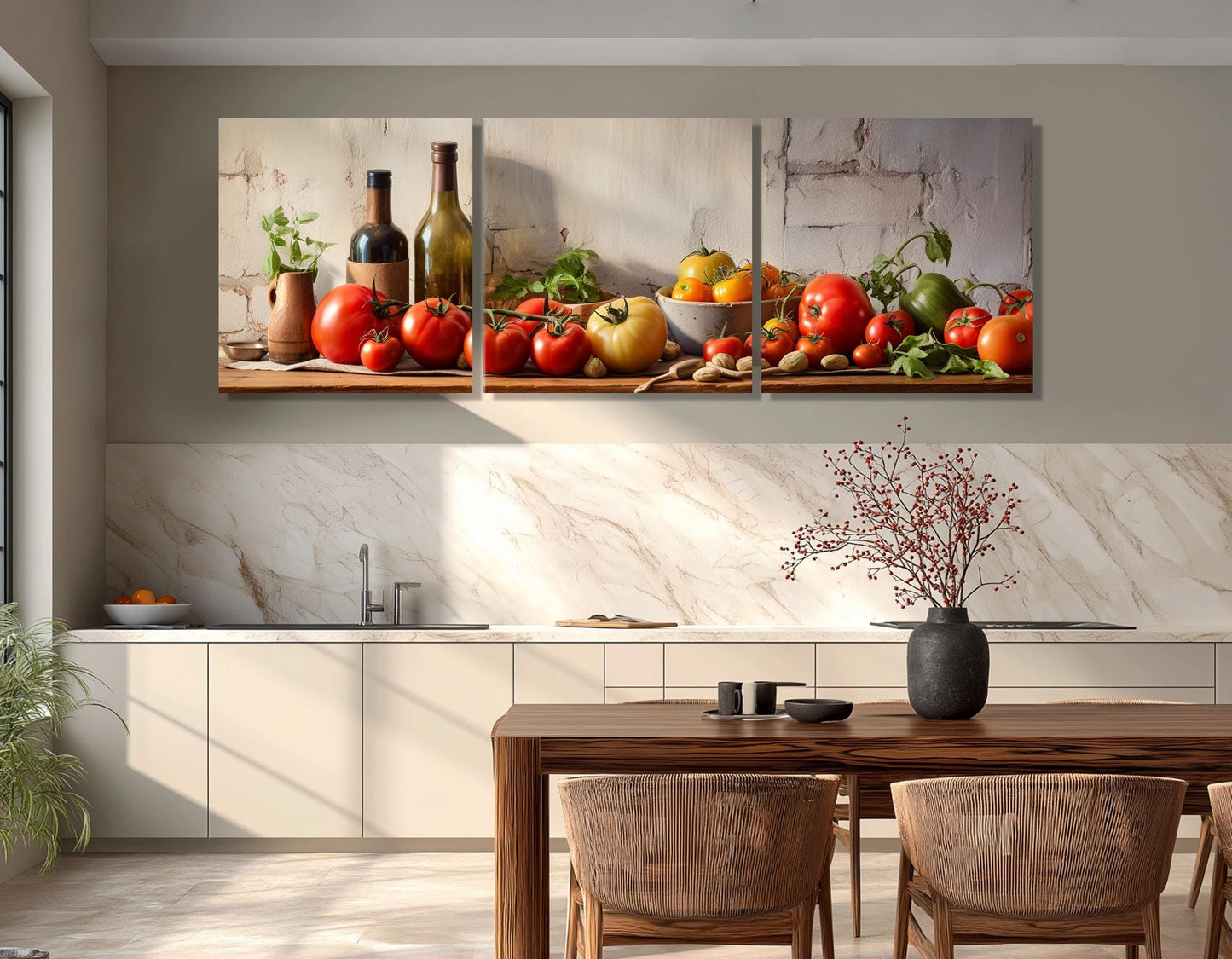 Kitchen Still Life Canvas – Framed Kitchen Canvas Print | Ready to Hang Art