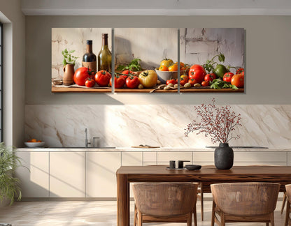 Kitchen Still Life Canvas – Framed Kitchen Canvas Print | Ready to Hang Art