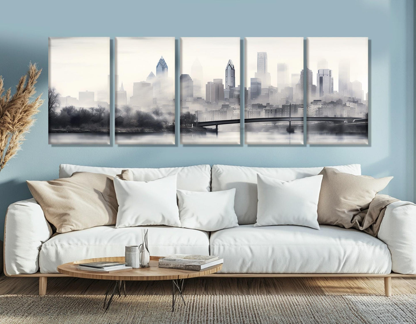 Philadelphia Canvas Print – Abstract Wall Art | Gallery Wrapped Cotton Canvas | Ready to Hang
