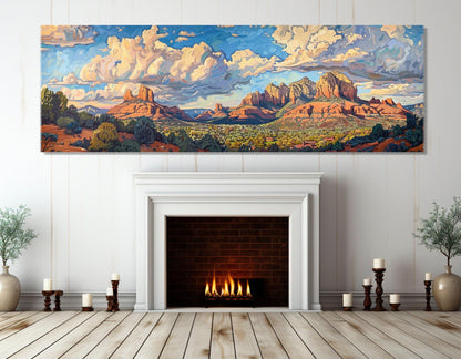 Sedona Rocks Canvas Print – Large Arizona Wall Art | Framed Canvas Print, Ready to Hang
