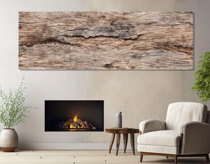 Wood Texture Canvas Print – Modern Wall Art | Soft Tone Wooden Wall Decor, Ready to Hang