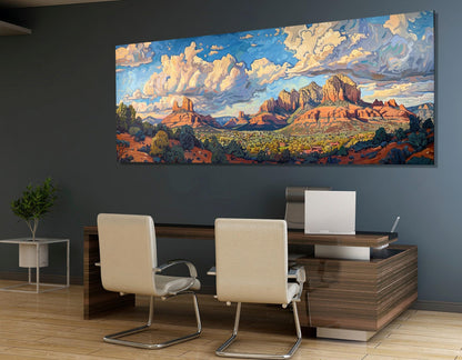 Sedona Rocks Canvas Print – Large Arizona Wall Art | Framed Canvas Print, Ready to Hang