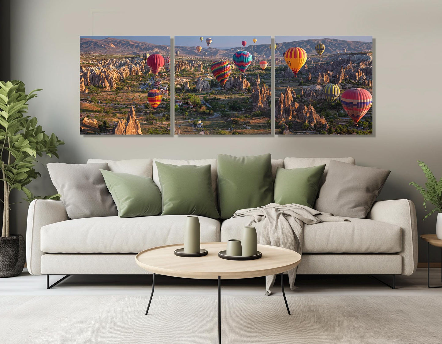 Kapadokia Balloon Festival Canvas – Framed Canvas Print | Ready To Hang Wall Art