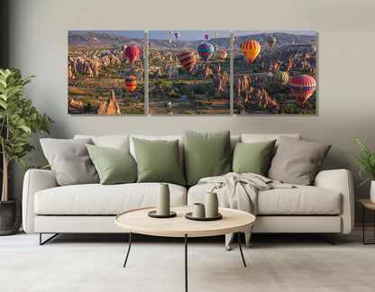 Kapadokia Balloon Festival Canvas – Framed Canvas Print | Ready To Hang Wall Art